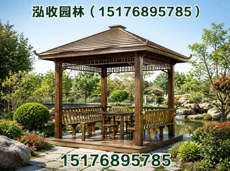 汕尾京津冀防腐木工程展示图